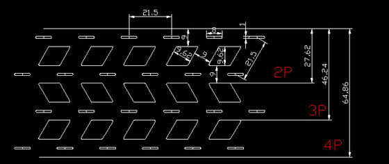 Buen precio Tira pura de sellado inclinada 2p 3p 4p del níquel para la batería 21700 en línea