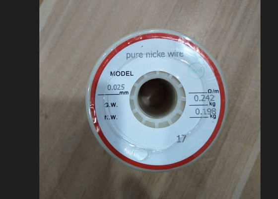 Buen precio Cable de Níquel 200 de 0.025 mm con 99.2% de Contenido de Níquel para Aplicaciones Industriales en línea