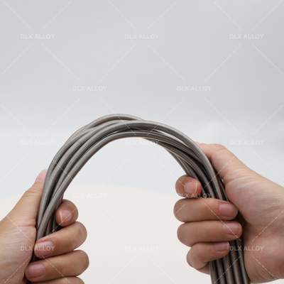 Buen precio Alambre eléctrico de la estufa de la calefacción eléctrica de aluminio del cromo del hierro de DLX FeCrAl 0Cr25Al5 en línea