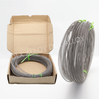 Buen precio Alambre eléctrico de la estufa de la calefacción eléctrica de aluminio del cromo del hierro de DLX FeCrAl 0Cr25Al5 en línea