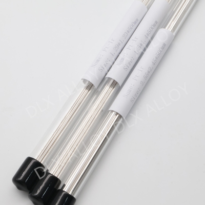 Buen precio Tubo de platino rodio de alta temperatura PtRh10 con 90% platino y 10% rodio, tamaño personalizable para aplicaciones industriales en línea