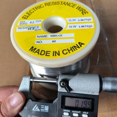 Buen precio 0.025 mm de alambre de aleación de níquel sólido de alta resistencia a la corrosión en línea