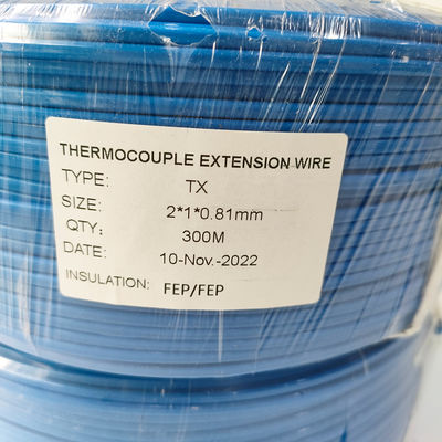 Buen precio Temperatura máxima de 900 °C Cable de extensión de termopares con conductor de aleación tipo K y certificación UL en línea